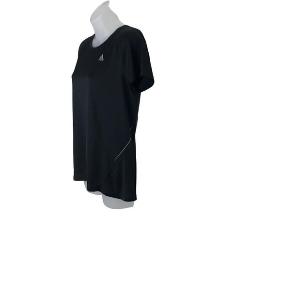 ADIDAS Black And White Athletic Top Size M - Picture 4 of 7